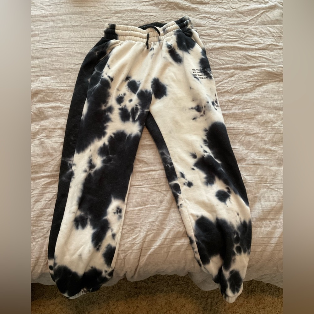 Vitality fleece tie dye joggers